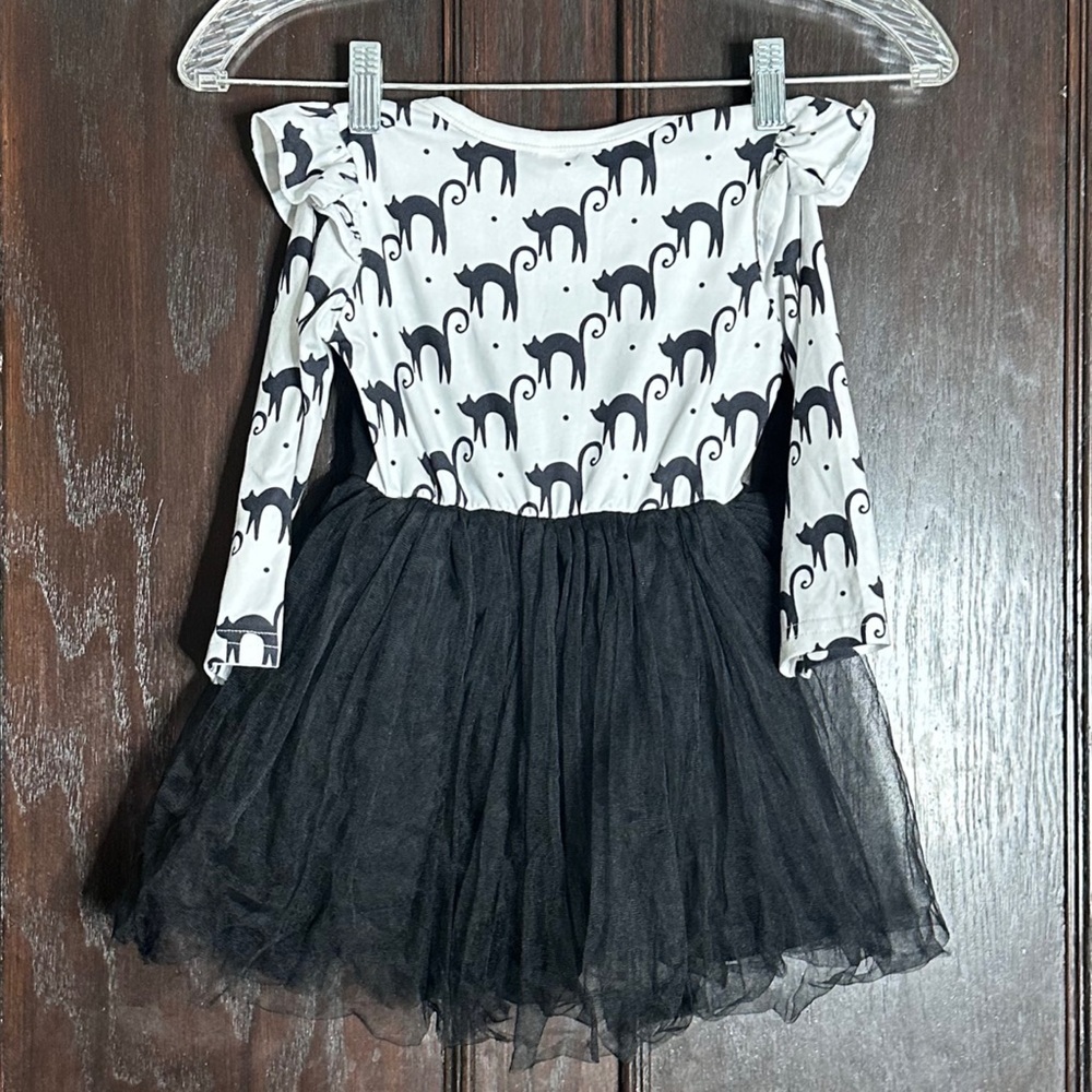 5/$25 😻 Black Cat Kids Dress - Picture 4 of 4